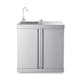 Diskbänk Myoutdoorkitchen Classic Line Stainless 304SS Med Förvaringsskåp