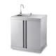 Diskbänk Myoutdoorkitchen Classic Line Stainless 304SS Med Förvaringsskåp