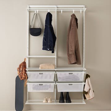 Hallösning Elfa Ready Solution Classic 7 125 cm Vit