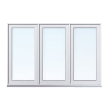 Sideswing Svenska Fönster 3-Luft Aluminiumbeklätt Trä 3-Glas