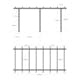 Pergola PLUS Cubic Dubbel 2 Moduler Svart för Altan