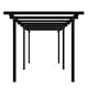 Pergola PLUS Cubic Dubbel 2 Moduler Svart för Altan
