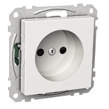 Vägguttag Schneider Electric Exxact Ojordat