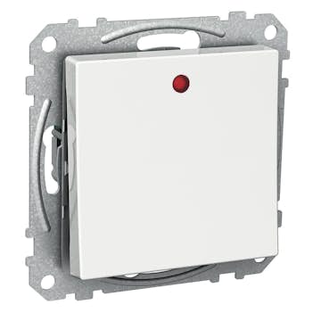 Strömbrytare Schneider Electric Exxact Trapp/1-pol LED