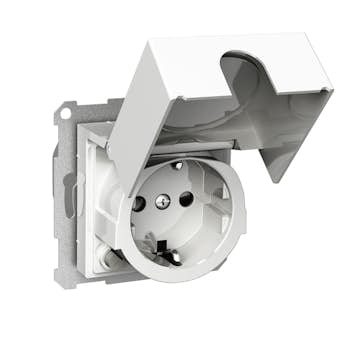 Vägguttag Schneider Electric Exxact IP44