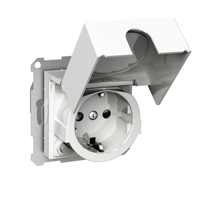 Vägguttag Schneider Electric Exxact IP44