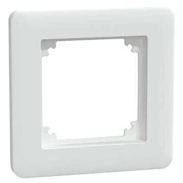 Ram 1-fack Schneider Electric Exxact Primo för Lodrät/Vågrät Montering Vit 10-pack