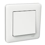 Strömbrytare Schneider Electric Exxact Trapp/1-pol Komplett