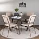 Matgrupp Venture Home Kaseidon Ø100 cm med 4 st Seda stolar