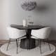 Matgrupp Venture Home Lanzo Ø120 cm med 4 st Evelina stolar