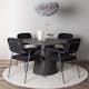 Matgrupp Venture Home Lanzo Ø120 cm med 4 st Yesterday stolar
