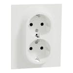 Vägguttag Elko One 2-vägs Jordad med Snabbanslutning