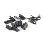 Clips Kirkedal Till 18x130/20x200/22x300 mm Black