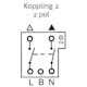 Strömbrytare Elko 2-Pol Utanpåliggande RS