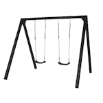 Gungställning PLUS Luksus Svart Cubic inkl. 2 st Gungsits