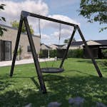 Gungställning PLUS Luksus Svart Cubic inkl Rundgunga