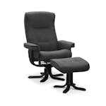 Snurrfåtölj Hagagruppen Bonn med Fotpall