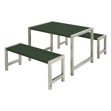 Trädgårdsmöbel Grupp PLUS Café 127 cm Grön