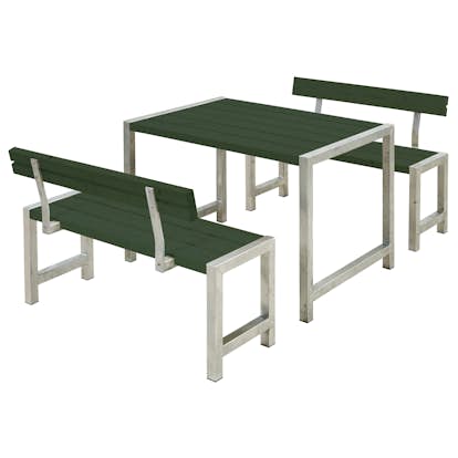 Trädgårdsmöbel Grupp PLUS Café 127 cm Grön