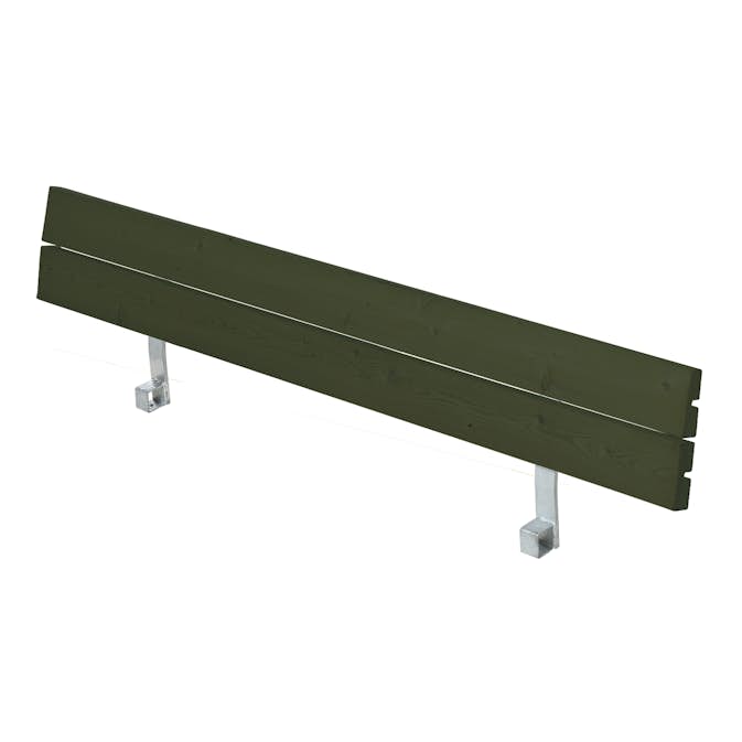 Ryggstöd PLUS Zigma Picknickbord 166 cm Grön