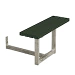 Påbyggnad PLUS Basic Picknickbord 77 cm Grön Utomhus