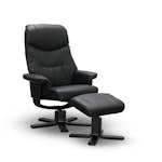 Snurrfåtölj Hagagruppen Bremen med Fotpall