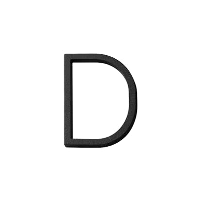 Husnummer Habo Selection Contemporary Små Svart