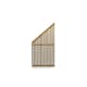 Skärm Jabo Vertikal 3 Tryckimpregnerad Gran 81,5x159/89 cm Vänst FSC (B)