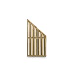 Skärm Jabo Vertikal 4 Tryckimpregnerad Gran 81,5x159/89 cm Höger FSC (B)