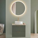 Tvättställsskåp Hafa Haze 2 Lådor med Bänkskiva och Handfat