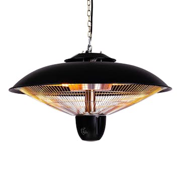 Terrassvärmare Fornorth hängande 2000W Med Fjärrkontroll