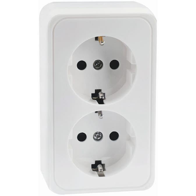 Uttag Malmbergs Gamma 2-Vägs Vit