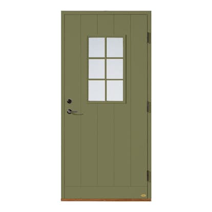 Ytterdörr Leksandsdörren Tunsta Glas RC2N Eco74