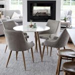 Matgrupp Venture Home Polar med 4st Plaza Stolar