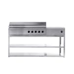 Gasolgrill Myoutdoorkitchen 5 brännare och Sidobrännare