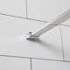 Duschdörr Bathlife Mångsidig Rak Vägg + Rak Dörr Mellan Vägg Delvis Frostat Glas