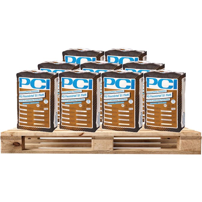 Fästmassa PCI Flexmörtel S1 Flott Pall 48 st/20 kg