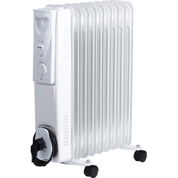 Värmeelement Gelia Fristående Oljefyllt 2000 W med Hjul