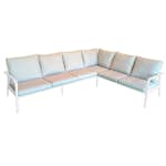 Hörnsoffa Hillerstorp Hånger Vit/Grå