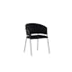 Matstol Selma Venture Home Svart Sammetsklädd Stol 2 st