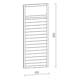 Insynsskydd Palmako Trä/Glas till Lucy 12,2 m2