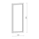 Insynsskydd Palmako med Glas till Lucy 12,2 m2