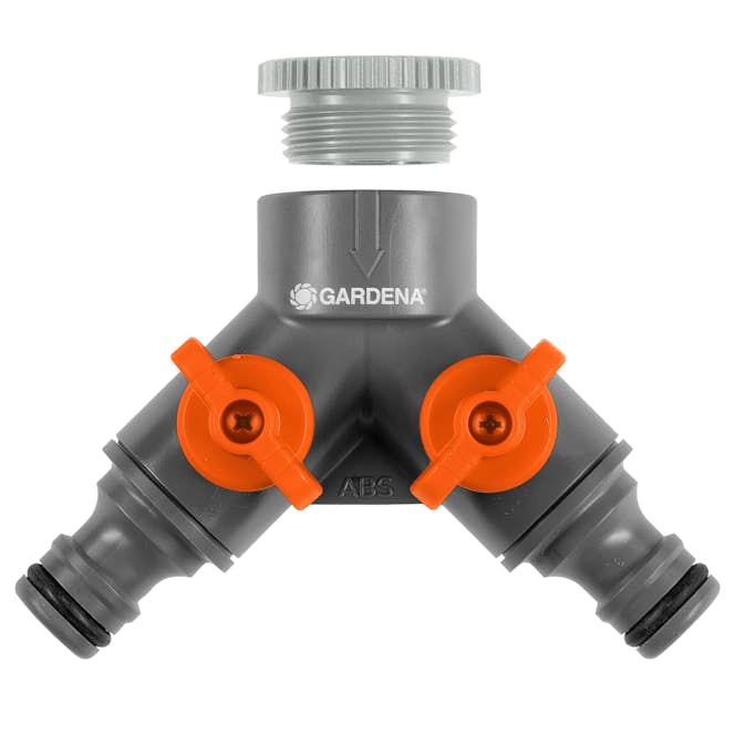 2-vägskran Gardena Inkl. Adapter