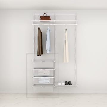 Tilläggslösning Elfa Ready Solution 60.2 Vit