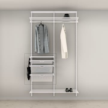 Tilläggslösning Elfa Ready Solution Classic 60.8 Vit