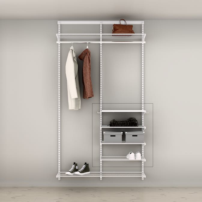 Tilläggslösning Elfa Ready Solution Classic 60.10 Vit