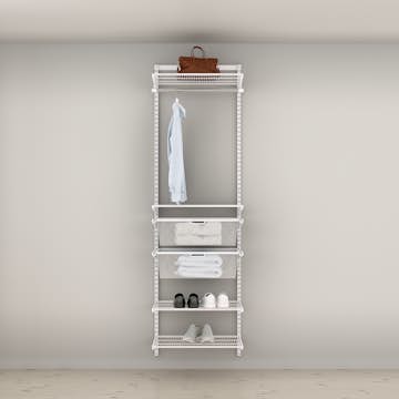 Garderobslösning Elfa Ready Solution Classic 2 65 cm Vit