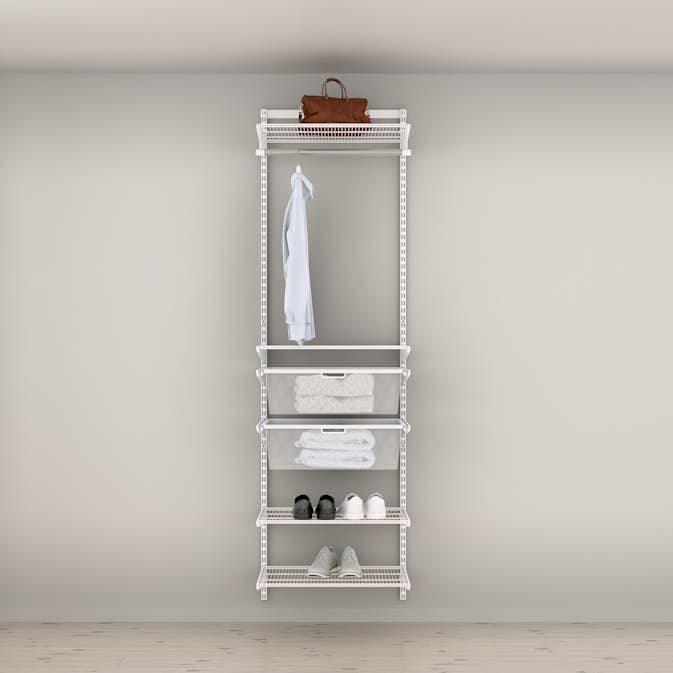 Garderobslösning Elfa Ready Solution Classic 2 65 cm Vit