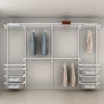 Garderobslösning Elfa Ready Solution Classic 8 306 cm Vit