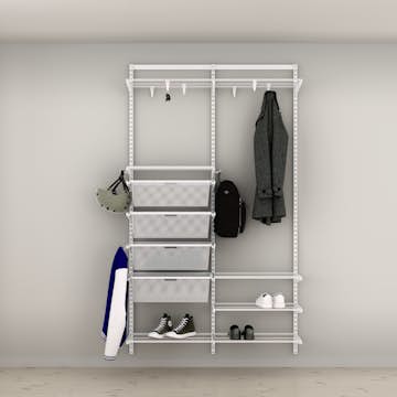 Hallösning Elfa Ready Solution Classic 7 Vit B: 1248 mm